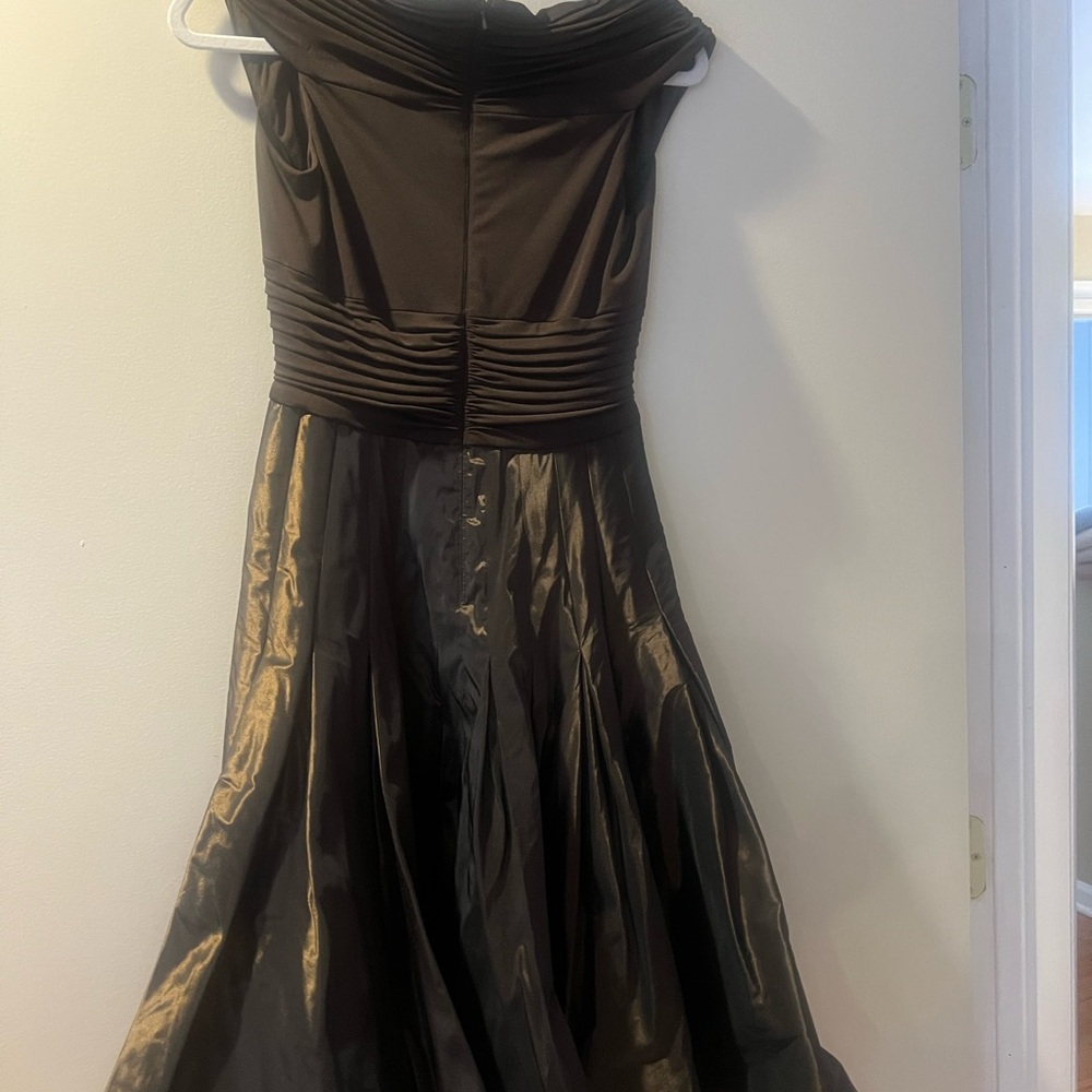 Tadashi Shoji Strapless Black Dress